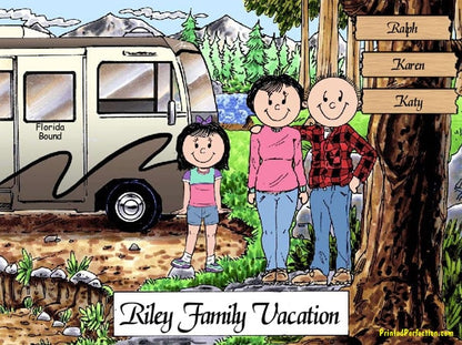 RV Lovers - Motor home, Couple with 1 Girl - Friendly Folks image 0