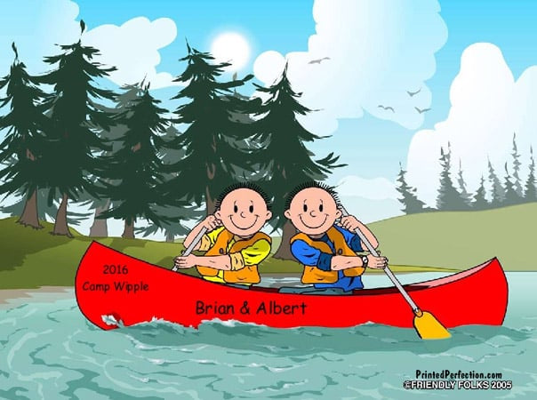 Canoe, Two Males - Friendly Folks image 0