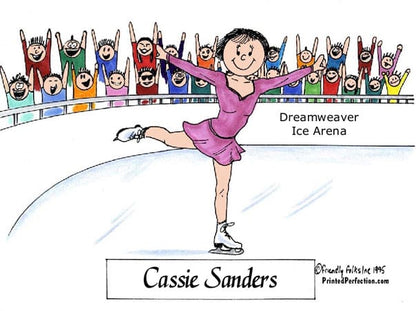 Ice Skater, Female - Friendly Folks image 0