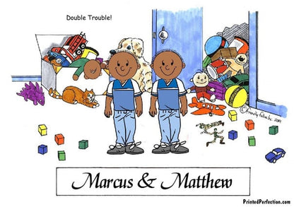 Twin Brothers, Friends - Friendly Folks image 1