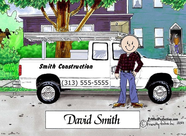 Pick Up Truck - White, Male - Friendly Folks image 0