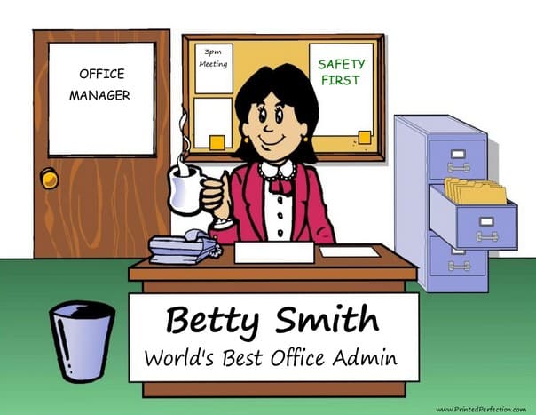Clean Office, Female - Name That Toon image 0