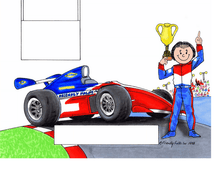 Race Car Driver - Indy, Female - Friendly Folks image 0