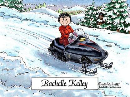 Snowmobile Rider, Female - Friendly Folks image 0