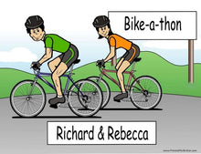 Cyclist, Bicycle Rider, Couple - Name That Toon image 0