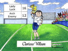 Volleyball Player, Female - Friendly Folks image 0