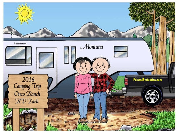RV Lovers - Fifth Wheel Camper, Couple - Friendly Folks image 0