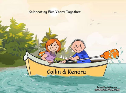 Rowboat, Couple - Friendly Folks image 2