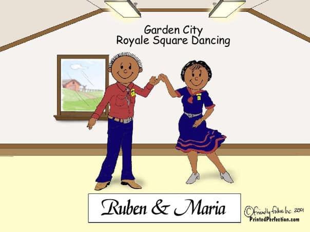 Square Dance, Couple - Friendly Folks image 1
