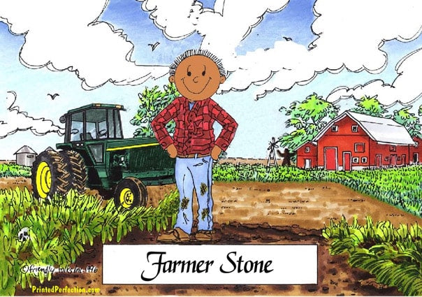 Farmer - Green Tractor, Male - Friendly Folks image 1