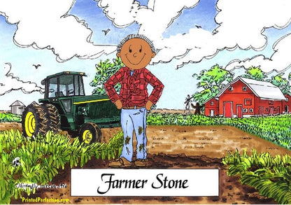 Farmer - Green Tractor, Male - Friendly Folks image 1