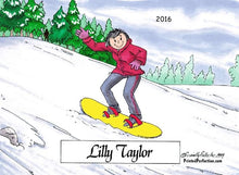 Snowboarder, Female - Friendly Folks image 0
