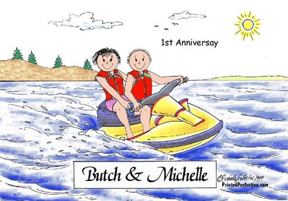 Jet Ski Rider, Couple - Friendly Folks image 0