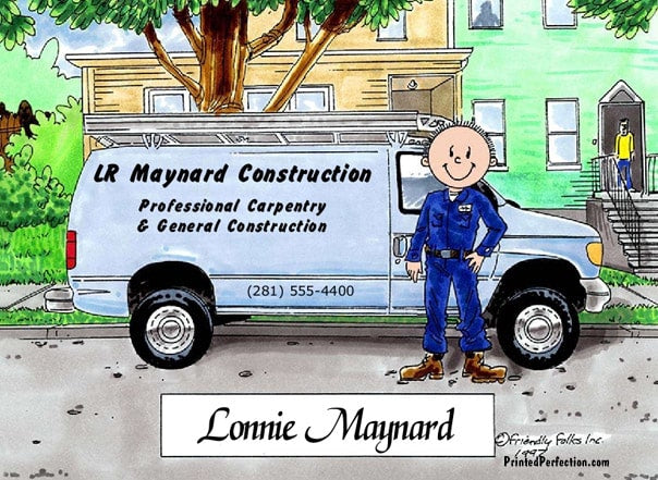 Service Van - Blue, Male - Friendly Folks image 0