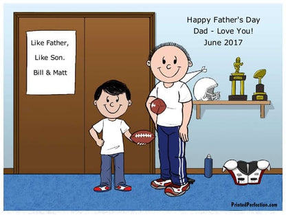 Football Fan, Father & Son - Friendly Folks image 0