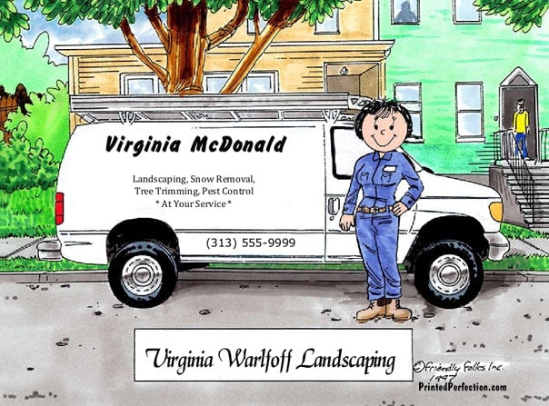 Service Van - White, Female - Friendly Folks image 0