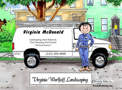 Service Van - White, Female - Friendly Folks image 0