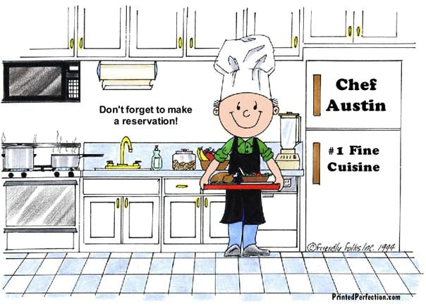 Chef with Hat, Male - Friendly Folks image 0
