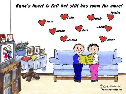 Grandpa & Grandma, 9 Hearts - Friendly Folks image 0