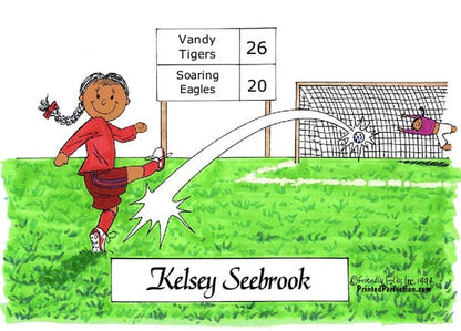 Soccer Player, Female - Friendly Folks image 1