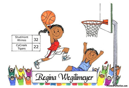 Basketball Player, Female - Friendly Folks image 1