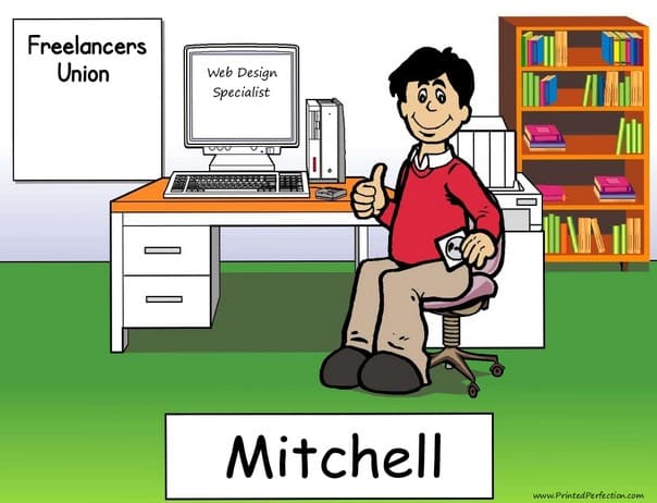 Computer User, Male - Name That Toon image 0